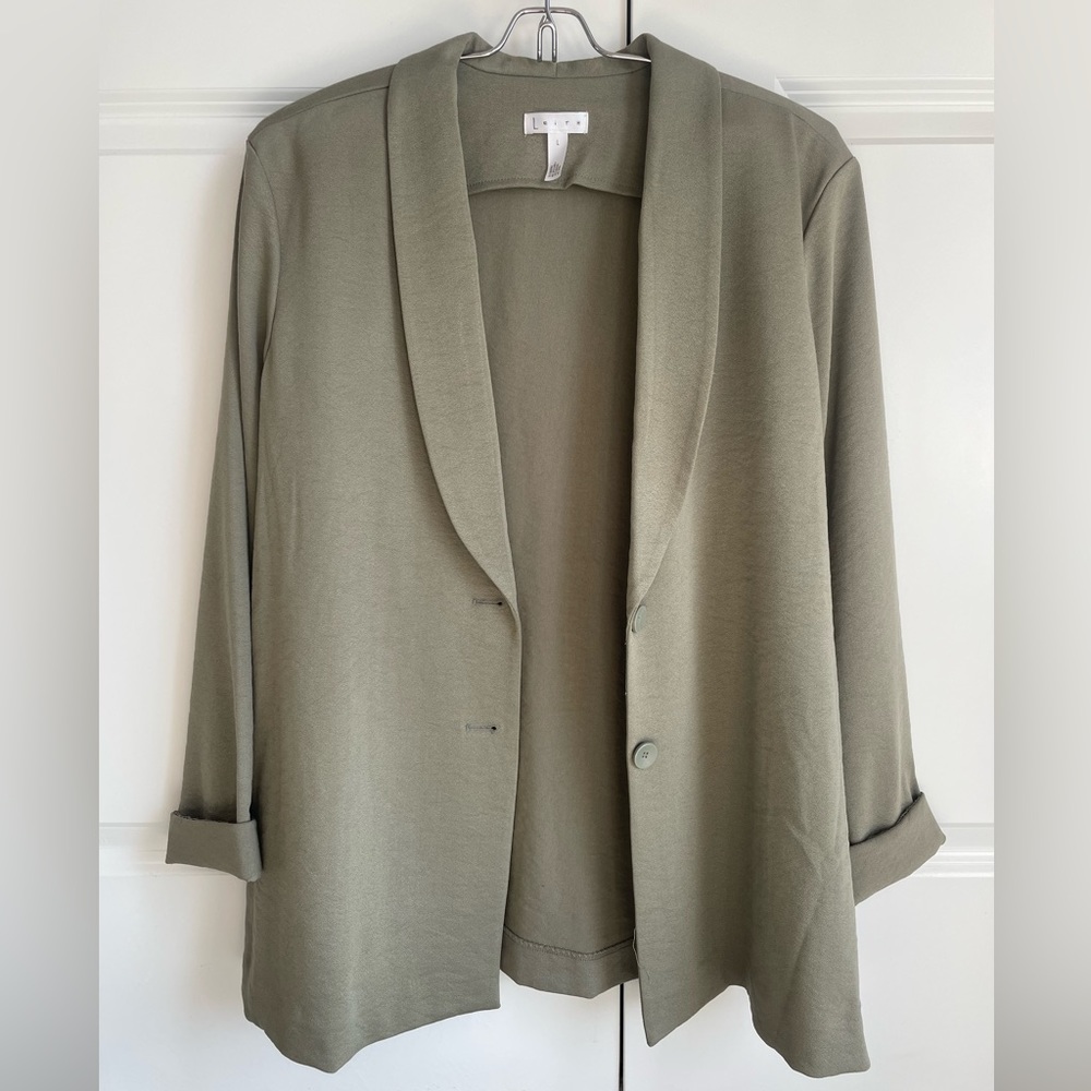 sage green blazer